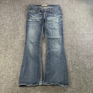 Y2K Womens Buckle BKE Sabrina Lowrise Bootcut Stretch Jeans W30xL28